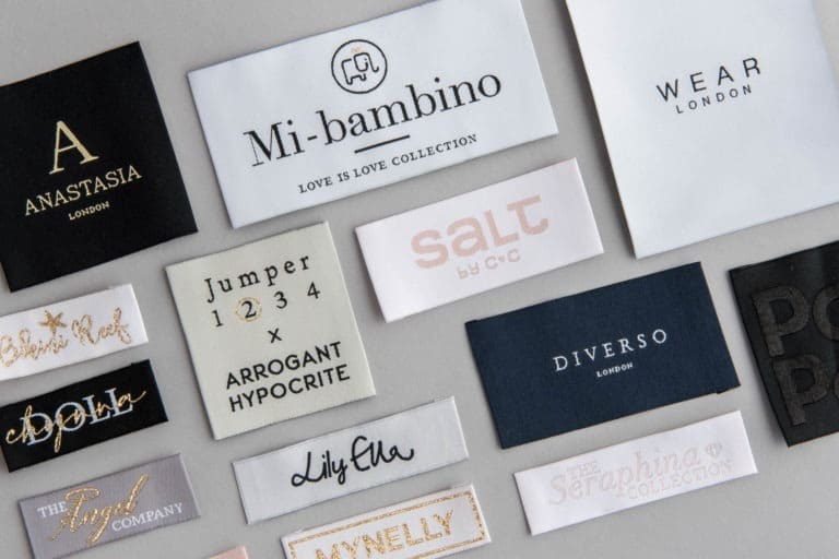 Branded woven labels