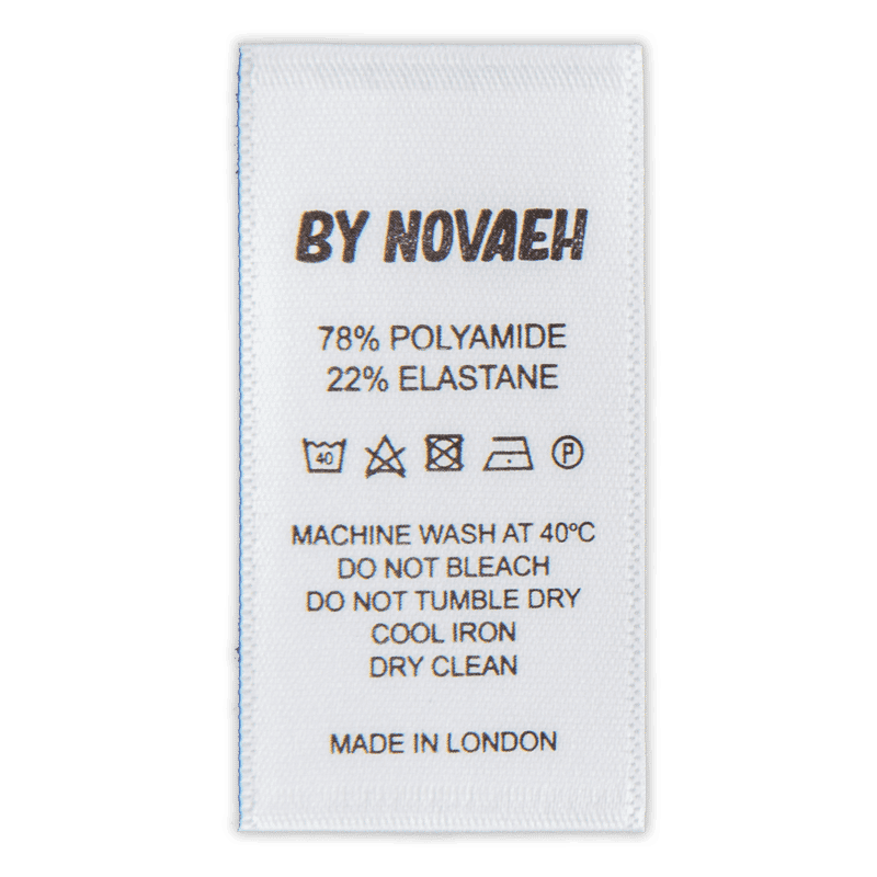 Printed Wash Care Labels for clothing| Hallmark Labels and Print